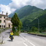 Redescendre des montagnes pour arriver dans la Vénitie sur la véloroute Munich-Venise