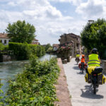 Quelque part dans la Vénitie sur la véloroute Innsbruck-Venise en famille