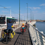 Derniers kilomètres pour rejoindre Venise sur le Pont de Liberté
